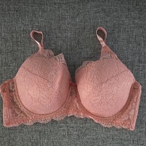 Pretty Pink Lace Bra